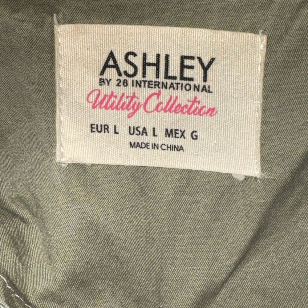 Ashley Utility Collection Cotton Anorak Jacket (Olive Green) - Picture 3 of 11